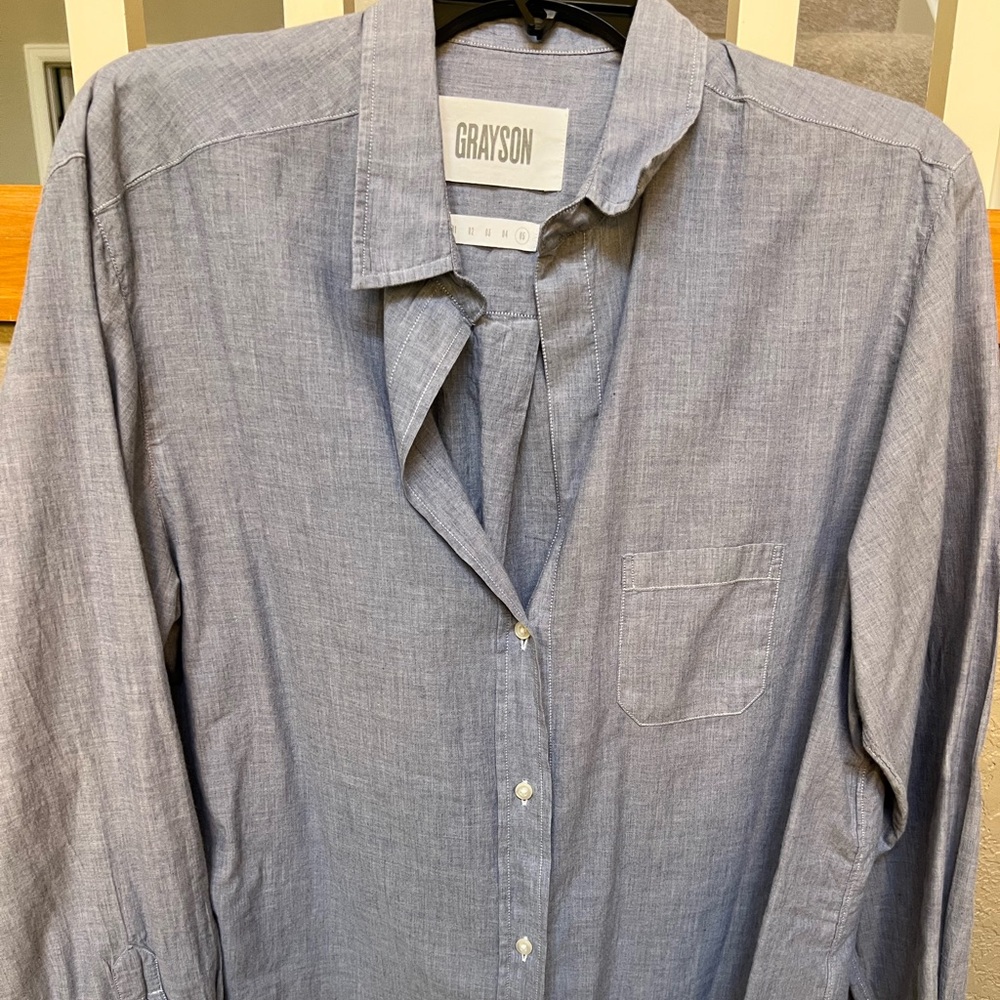 Frank & Eileen Gray Button-Down Shirt